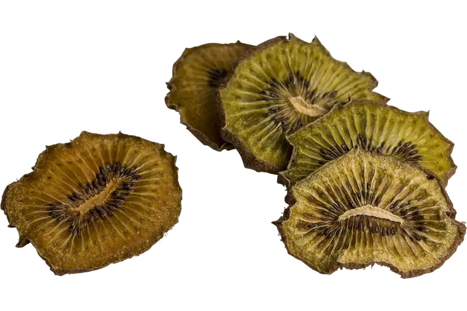 Gedr. groene kiwi schijfjes 80-120st stuk 1